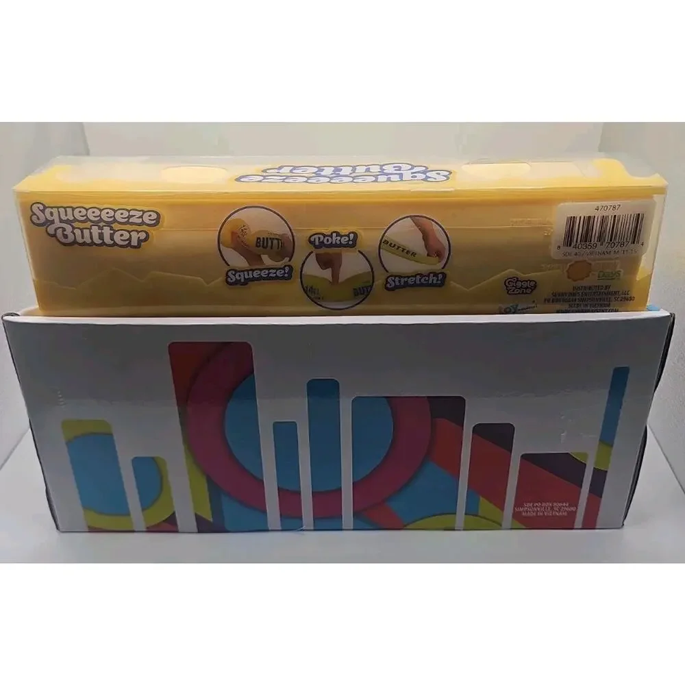 Butter Squishy 14oz Lot Of (6) New In Box Toymendous Squeeze Butter